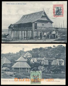 85071 - 1908 sestava 2ks pohlednic do Čech, vyfr. zn. Mi.98,100, ob