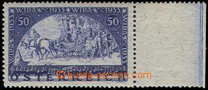 85099 - 1933 Mi.556A WIPA, žilkovaný papír, s pravým okrajem, n