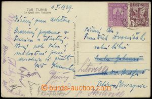 85206 - 1939 FOOTBALL  postcard with signatures Czechosl. footballer