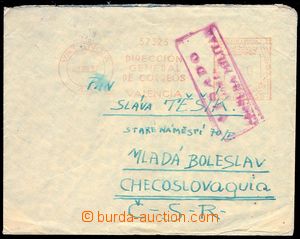 85218 - 1937 INTERBRIGÁDY / ŠPANĚLSKO dopis od čs. příslušní