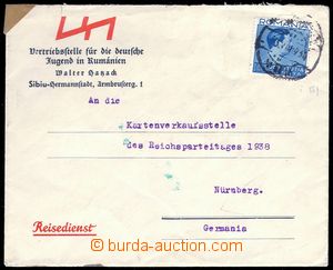 85223 - 1943 firemní dopis s přítiskem Prodejna pro německou ml