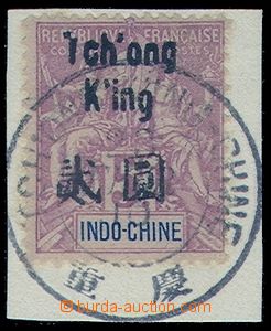 85312 - 1906 TCHONG KING  Mi.34VI, Alegorie 5Fr fialová, kat. 90€
