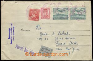 85511 - 1947 CONSULAR MAIL / SAMPLE WITHOUT VALUE  commercial air-ma