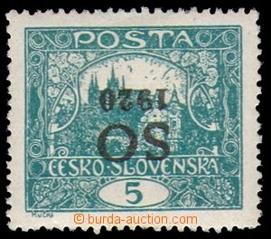85544 -  Pof.SO3A Pp, 5h blue-green, comb perforation 13¾:12
