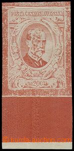 85637 -  trial print 1200h, die-stamping , bricky red color, stamp p