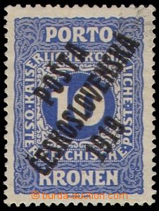 85642 -  Pof.82, Postage due stmp - small numerals 10K, T I. (marked