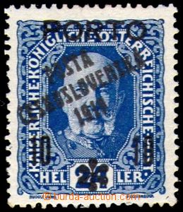 85647 -  Pof.85 postage-due 10/24h, overprint PORTO, type II (marked