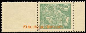 85657 -  Pof.168A, 500h green, horizontal pair with L margin, on rev