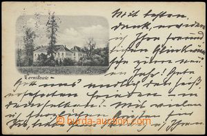 85669 - 1917 ČERNÍKOVICE - zámek, šlechtická korespondence, ode