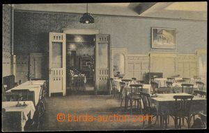 85715 - 1940 MICHALOVCE (Nagymihály) - interiér restaurace Zlatý 