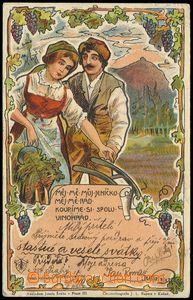 85720 - 1901 Josef Šváb č. 229, barevná litografie, sklizeň ré