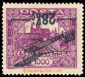 85795 - 1920 Pof.L3APp I. provisional air mail stmp., inverted overp