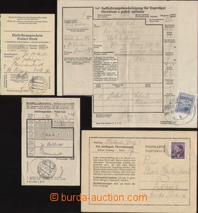 85954 - 1943 C.C. TEREZIN-THERESIENSTADT  Express freight delivery c
