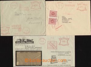 86236 - 1928-38 sestava 5ks dopisů, 3x reklamní přítisk, 1x s do
