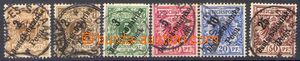 86265 - 1896-99 GERMAN EAST AFRICA  Mi.6a+b, 7-10, overprint German 