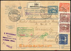 86272 - 1920 CPP13, whole Us international dispatch note uprated by.