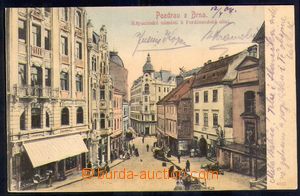 86284 - 1904 BRNO (Brünn) - Kapucínské náměstí, obchody, lidé