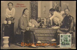 86296 - 1906 pohlednice (kuřáci opia) do Berlína vyfr. zn. German