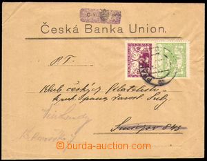 86461 - 1919 spěšný firemní tiskopis v II.TO vyfr. zn. Hradčany