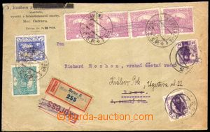 86506 - 1920 2x Us entire (!), 1x sent as Reg and Express from Morav