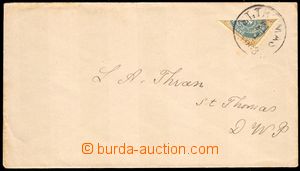 86539 - 1868 letter in the place franked with. diagonally bisected s