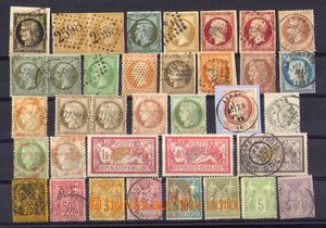 86763 - 1849-1900 selection of 36 pcs of chosen classical stamp., so