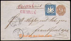 86902 -  WUERTTEMBERG  postal stationery cover Mi.U19, dof. stamp. M