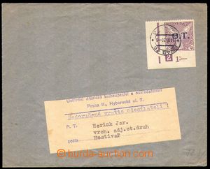 86908 - 1939 printed matter franked with. Czechosl. stamp. Pof.OT1, 