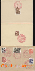 86916 - 1944 envelope with mounted Hungarian stamp. Mi.705, 709, 746