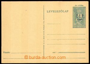 86918 - 1944 CRV25, maďarská dopisnice Mi.P112 s Chustským přeti
