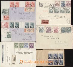 86972 - 1939-45 comp. of 13 various interesting entires, contains 1x