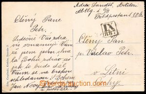 87032 - 1914 provizorní okresní raz. IX/887 na pohlednici z Krakov
