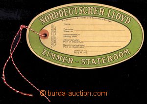 87101 - 1930 DOPRAVA / LODĚ  visačka společnosti Norddeutscher Ll