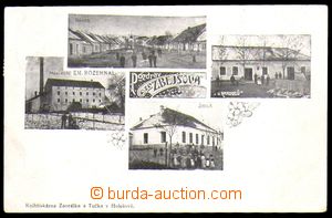 87188 - 1913 ZBÝŠOV (Zbejšov) - 4-záběrová čb pohlednice, ná