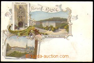 87198 - 1898 BRNO (Brünn) - kolážová 3-záběrová pohlednice s 