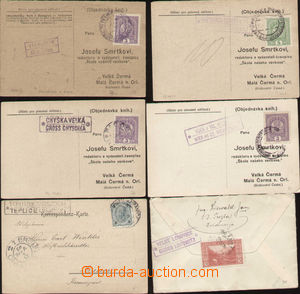 87365 - 1897-1918 comp. 10 pcs of correspondence cards and Ppc with 