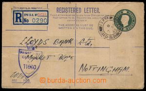 87381 - 1945 britská celinová obálka pro doporučené zásilky po