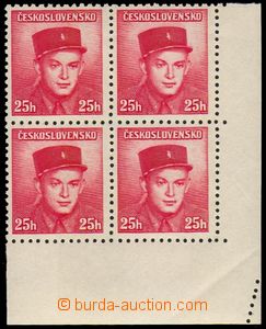 87400 - 1945 Pof.390, Londýnské vydání 25h, pravý dolní rohov