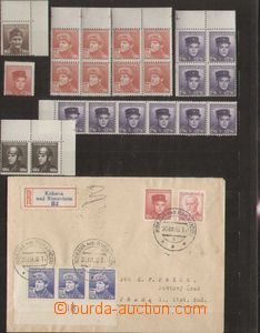 87564 - 1945 Pof.388-390, 392, 398, Londýnské vydání, sestava 22