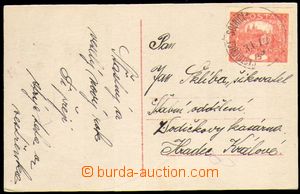 87618 - 1919 pohlednice do Hradce Králové, provizorní znárodněn