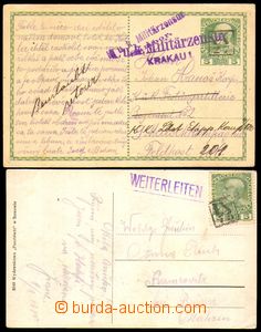 87657 - 1915 dopisnice s provizorním okresním raz. IX/27 a cenzuro