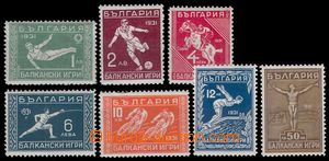 87729 - 1931 Mi.242-248, Balkan Games, nice quality, c.v.. 320€