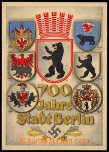 87781 - 1937 BERLIN, barevná pohlednice vydaná k 700 letům města