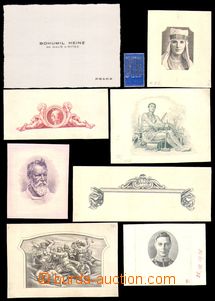 87857 - 1930-40 PLATE PROOF  selection of 18 pcs of cut-squares, 15 
