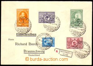 87875 - 1931 philatelically influenced Reg letter with whole issues 