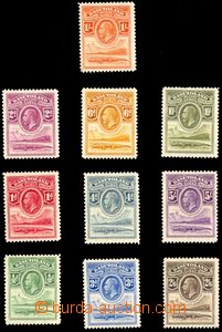 88011 - 1933 Mi.1-10 George V. + krokodýl, the first stamps Protect