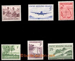 88045 - 1963 Mi.1-6 Motivy, kompletní série, první známky ostrov
