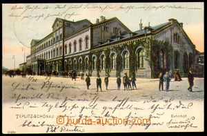 88106 - 1905 TEPLICE (Teplitz-Schönau) - nádraží, lidé, DA, pro