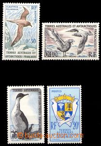 88136 - 1959 Mi.14-17 Ptáci + Znak, pěkná kvalita, kat. 50€