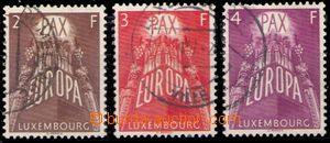88158 - 1957 Mi.572-574, Europa, čistá razítka, dobře zachovalé